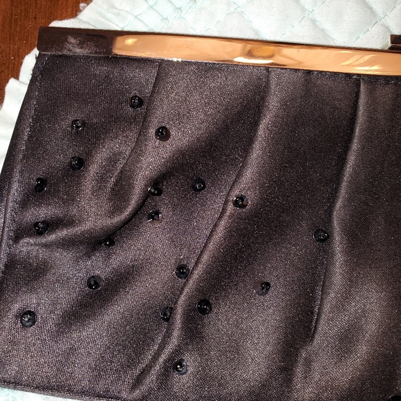 Valerie Stevens Vintage black formal black cloth with sequins - Picture 2 of 7